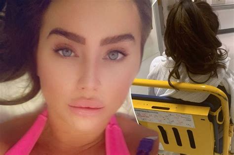 lauren goodger reveals bruises in the bath and cancels new year s eve