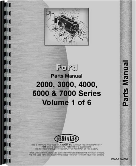 ford  tractor parts manual