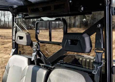 polaris ranger xp  sliding rear windshield offroad armor offroad accessories