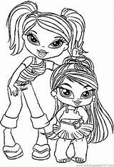 Bratz Coloring Pages Baby Printable Print Babyz Sheets Color Cartoon Colouring Babies Kidz Clipart Cartoons Library Girls Star Cute Book sketch template
