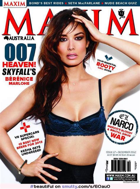 berenice marlohe for maxim magazine australia nude celebs beautiful
