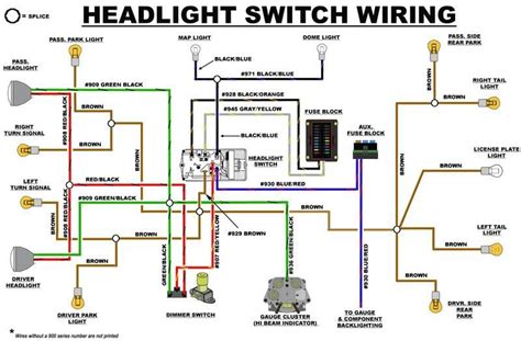 headlamps wiring diagram  chevy
