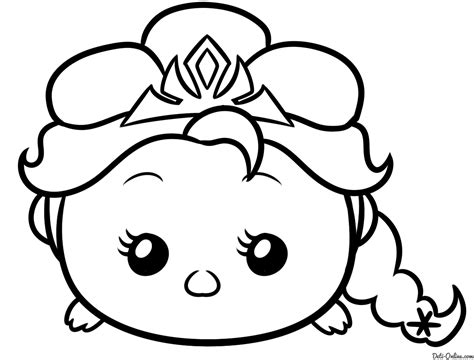 tsum tsum coloring pages coloring home