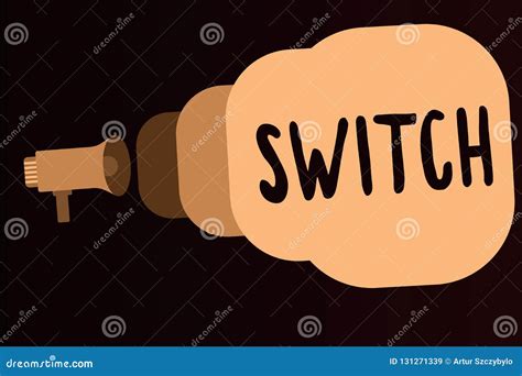 handwriting text switch concept meaning device  making  breaking  connection