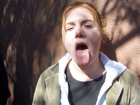 one time i stuck my tongue out back to the sutra