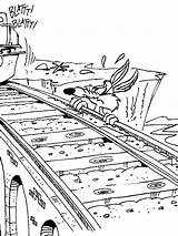 Coloring Pages Wile Road Runner Roadrunner Template Highway Coloring4free Cartoon Popular Related Posts Coyote sketch template