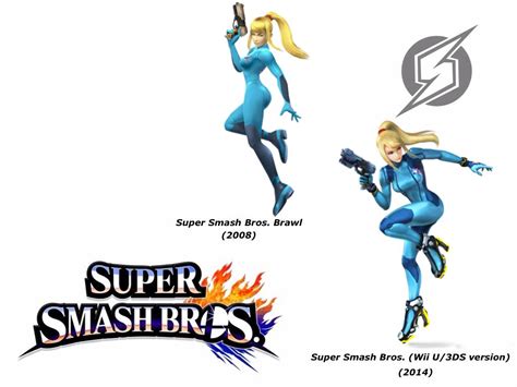 Zero Suit Samus Super Smash Bros Evolution By
