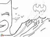 Traceable Coloring Pages Batman Getdrawings Getcolorings Trace sketch template