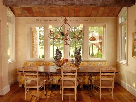 french country breakfast nook