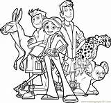 Coloring Kratts Wild Pages Printable Kids Print Online Color Team Bestcoloringpagesforkids Animal Birthday Book Choose Party Power Cartoon Pdf Creature sketch template