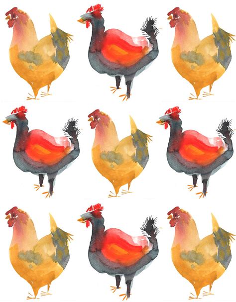 chicken pattern design  joshwindsor  deviantart