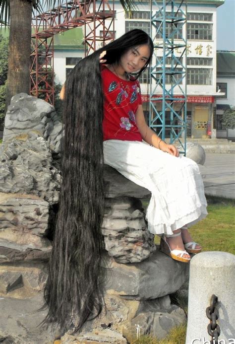 feng ye chinalonghair long hair girls pinterest