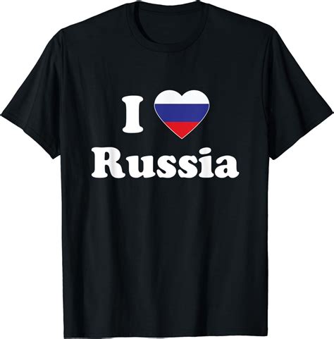 I Love Russia I Heart Russia Russian T Shirt Uk Fashion