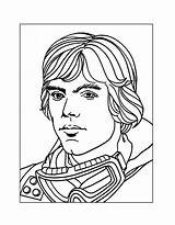 Coloring Pages Luke Wars Star Skywalker Leia Drawing Getcolorings Getdrawings Vader Darth Colouring Sheets Face Colorings sketch template