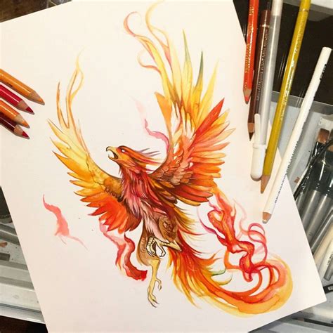 pin  marielle chang  tattoos phoenix tattoo design phoenix