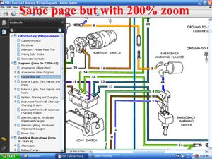 cd  mustang colorized wiring diagram