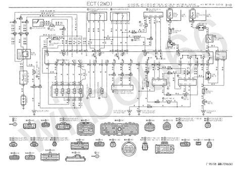 toyota wiring diagrams  chartsfree diagram images toyota wiring diagrams car parts