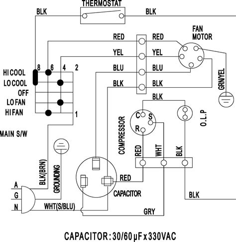 air handler fan relay wiring diagram
