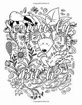 Coloring Pages Adult Vulgar People Memos Shitty Sheets Divergent Delightful Book Colouring Spring Awesome Flowers Flower Color Printable Books Amazon sketch template