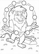 Coloring Lion Circus Pages Juggling Lions Themed Color Drawing Kids Dora Draw Comments Getdrawings Hellokids Popular Print Coloringhome sketch template