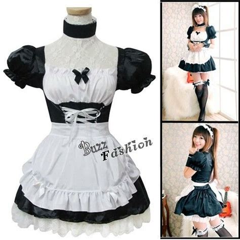 eva neon genesis evangelion ayanami rei black cosplay anime costume maid dress ebay