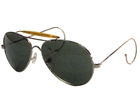 classic aviator sunglasses vintage pilot green lenses