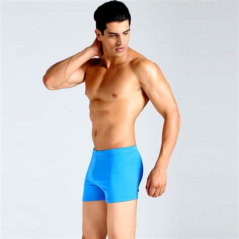 men swim suit solid color men s swimming sexy briefs beach shorts