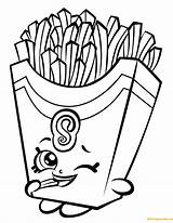 Coloring Pages Shopkin Shopkins Fries Fiona Season Color Printable Princess Printables French Drawing Kids Print Getdrawings Toys Getcolorings Colorings Dolls sketch template
