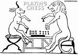 Chess Coloring Designlooter 23kb 1000 Playing Sheet sketch template