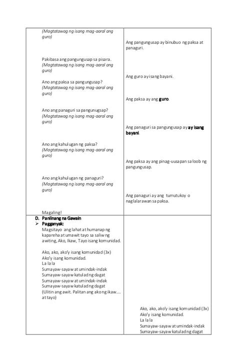 detailed lesson plan sample filipino