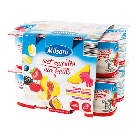 milsani volle yoghurt met fruit kopen aan lage prijs bij aldi