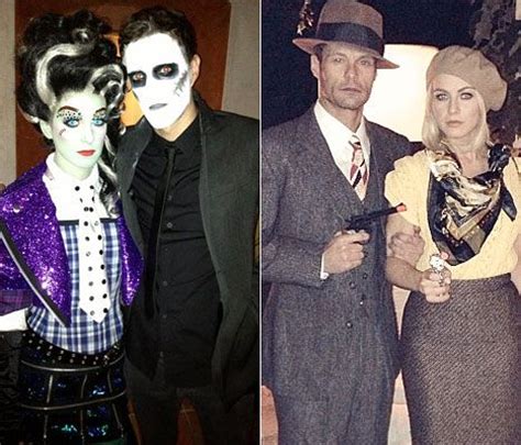 star couple wore   halloween costumes celebrity couples
