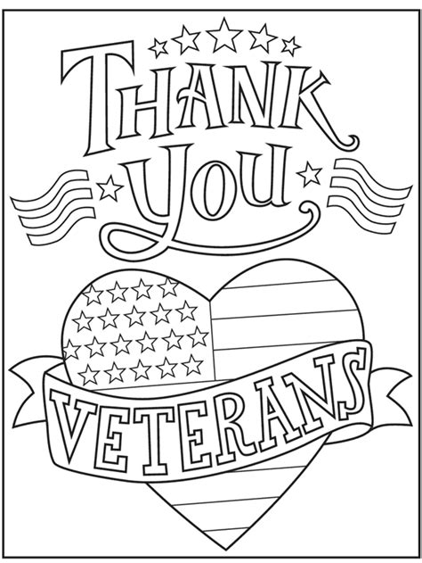 ideas  coloring veterans coloring cards