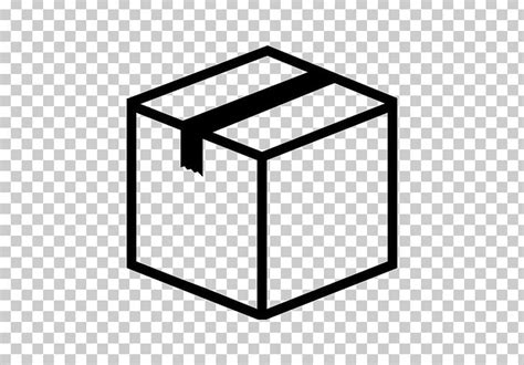 cardboard box computer icons png clipart angle area black black  white box  png