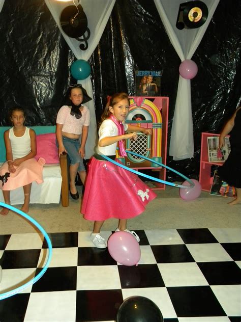 Hula Hoop Contest Grease Themed Parties 50s Theme Parties Grease
