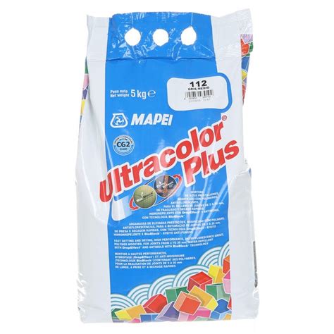 Mapei Ultracolor Plus Medium Grey 112 Fast Set Water Repellent Tile