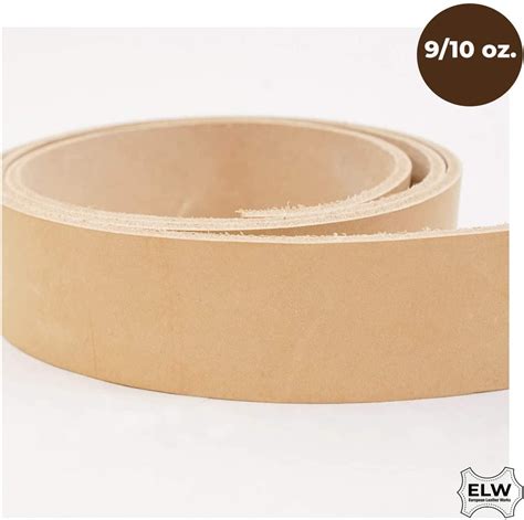 elw import tooling leather 9 10 oz natural belt blanks strips straps
