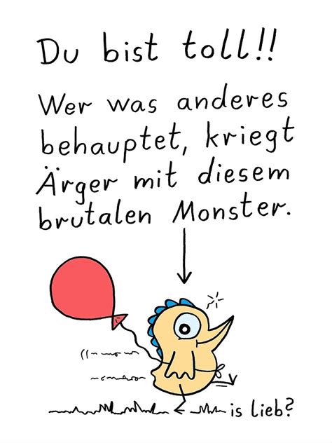 du bist toll poster von islieb redbubble