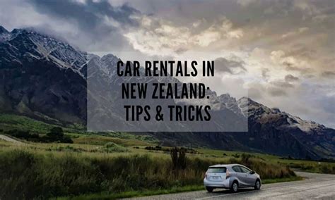 car rentals   zealand  wonderful driving tips tricks guidesify