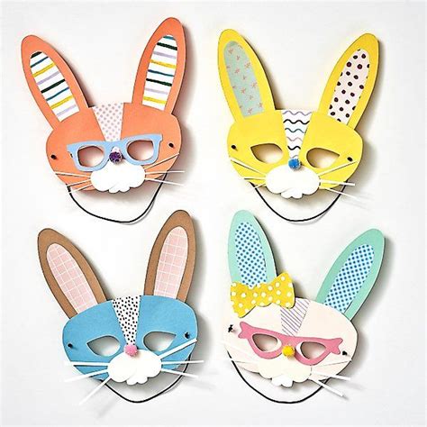 bunny printed mask kit bunny print bunny mask bunny