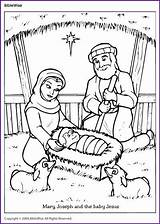 Mary Joseph Coloring Baby Kids Jesus Christmas Nativity Pages Bible Sunday Sheet Crafts Colouring Biblewise Sheets School Fun Birth Worksheets sketch template