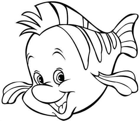 simple fish coloring pages  getdrawings