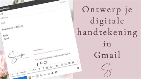 digitale handtekening voor gmail youtube