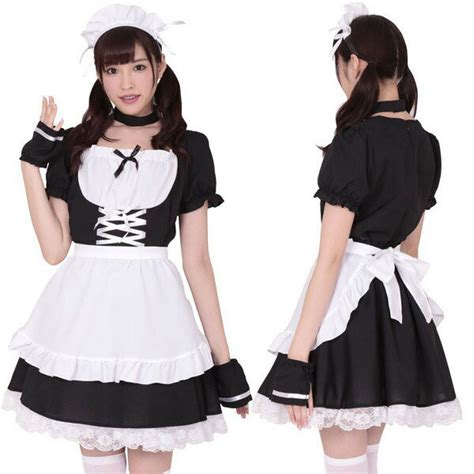coscommu cosplay maid maid outfit alice in wonderland s alice cosplay women sexy adult black