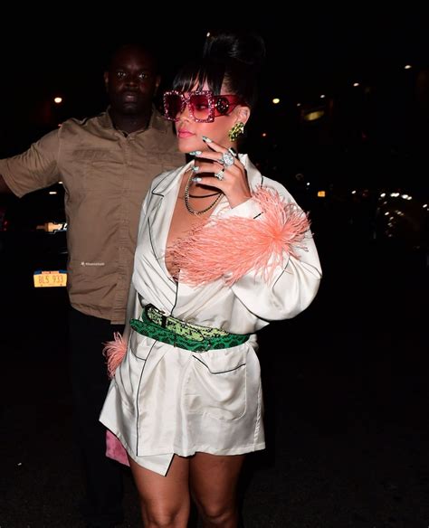 rihanna arrives at met gala after party in new york 05 01