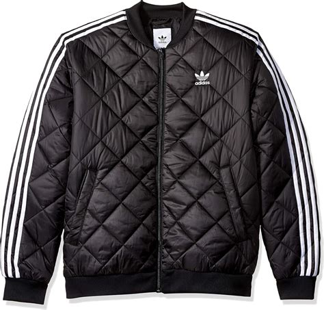 Adidas Originals Men S Superstar Quilted Jacket Black White