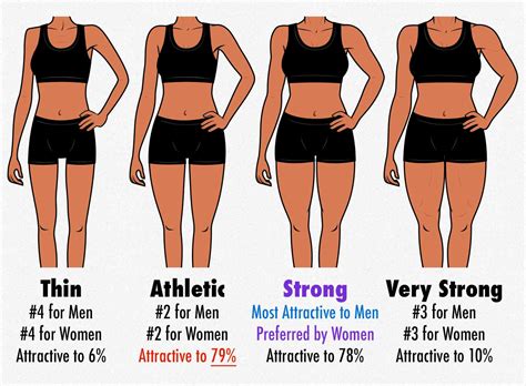 survey results   attractive female body composition muscle