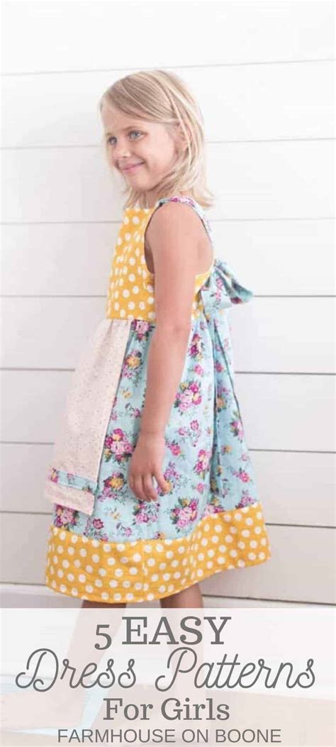 easy sewing patterns girls dresses dresses images