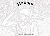 Pages Coloring Rachel Getcolorings Printable Color sketch template