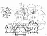 Robocar Coloring Poli Pages Resolution Rescue Team Kids Safety Coloringpagesfortoddlers Teach Road Visit sketch template